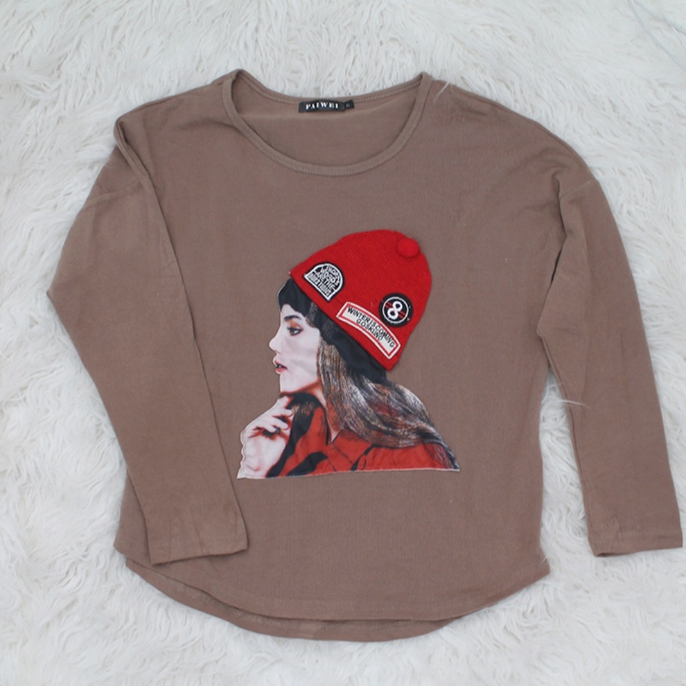 Street style Knit‎ Sweater Pretty Lady